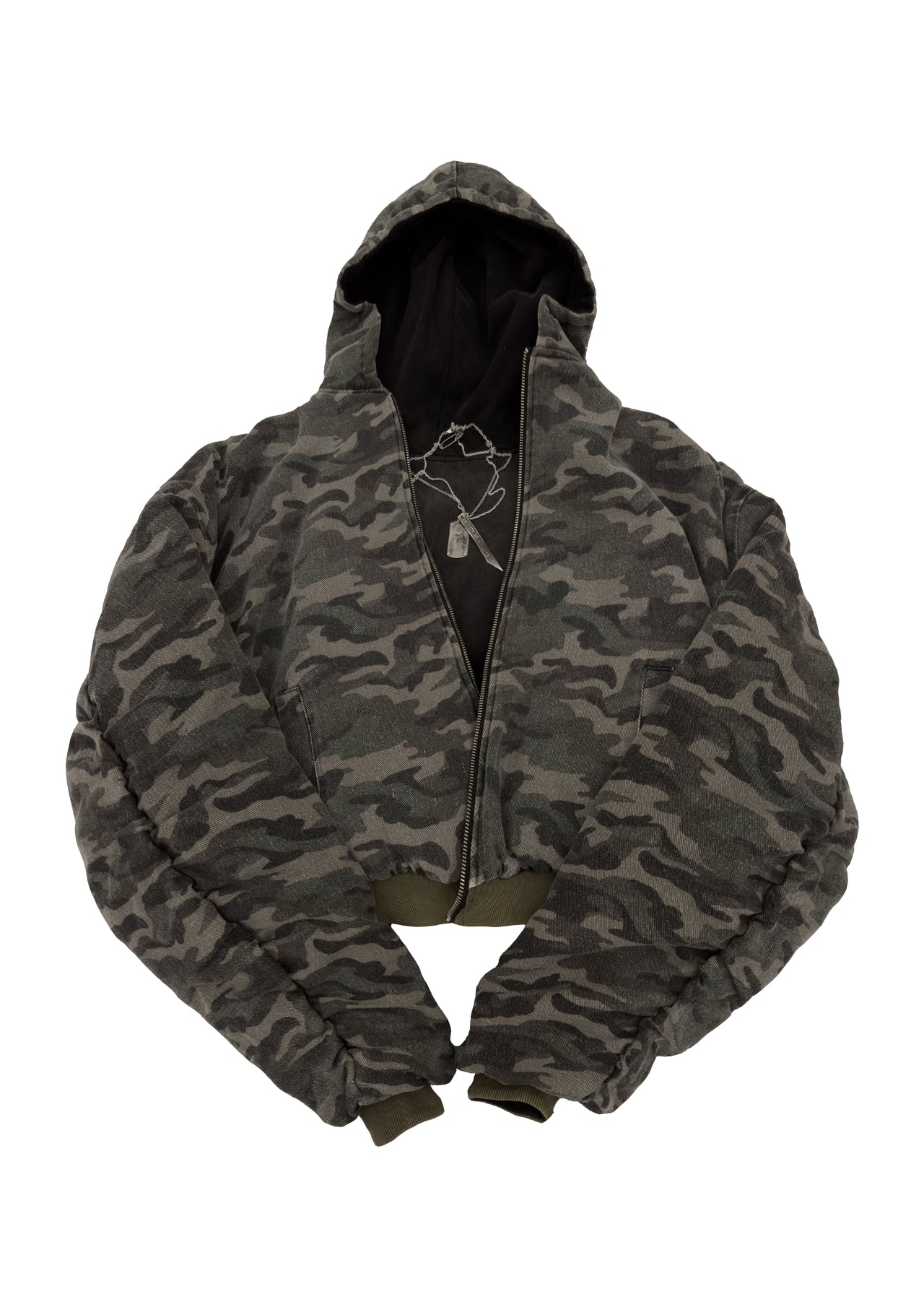REVERSIBLE T3 CAMO BOMBER JACKET