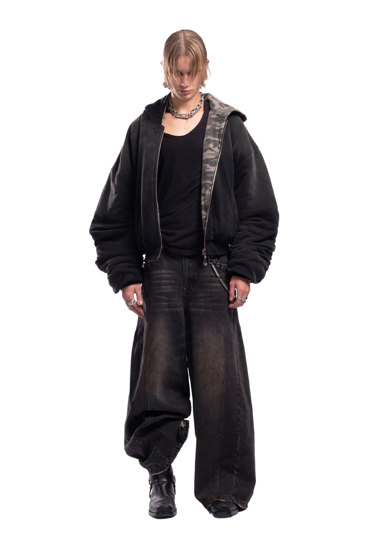 REVERSIBLE T3 CAMO BOMBER JACKET