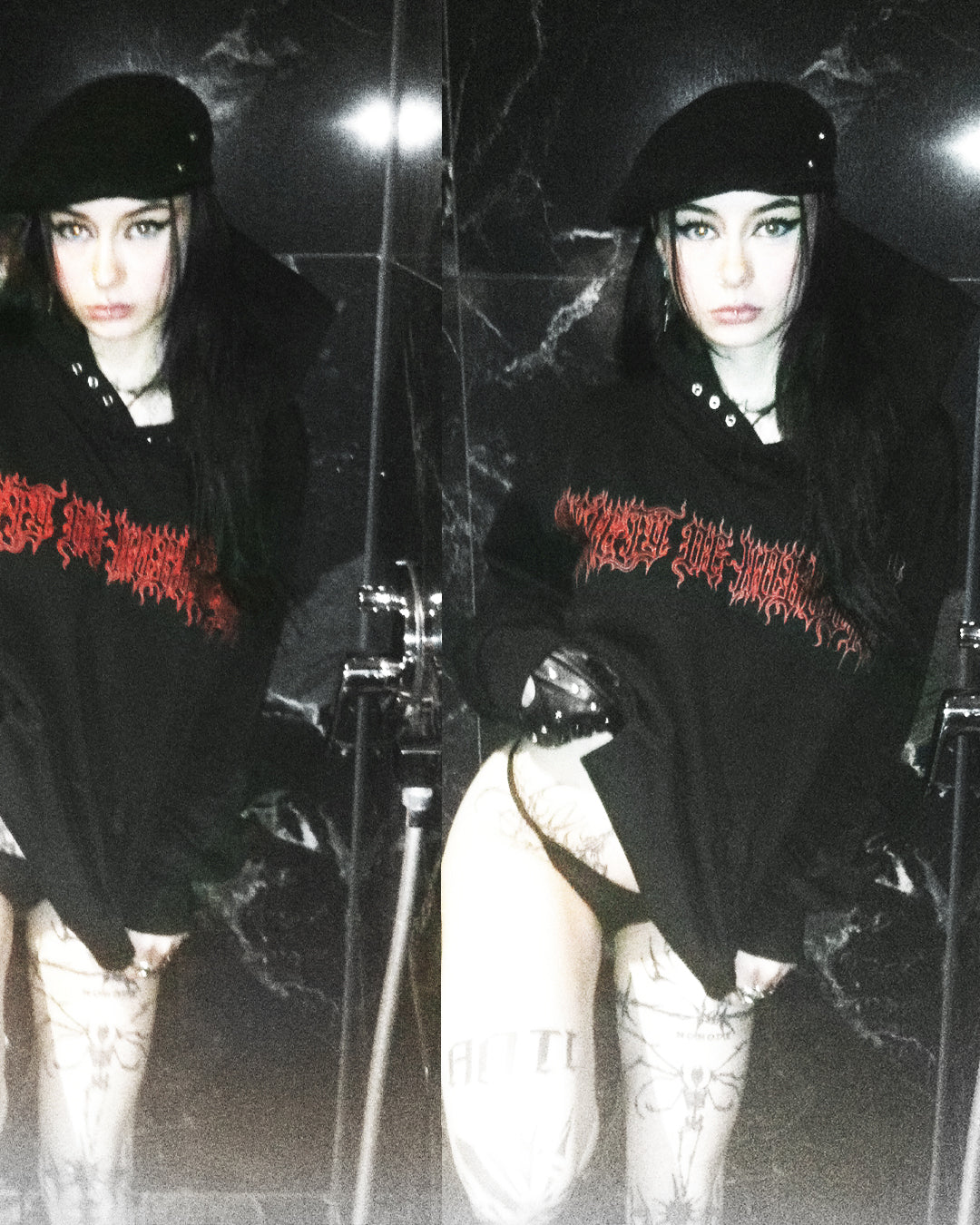 RAVER METAL LOGO HOODIE