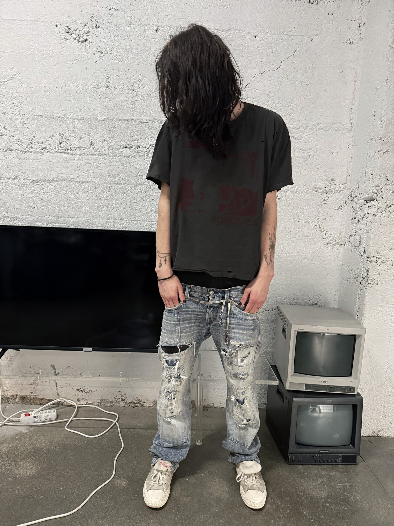 RED CLASSIC LOGO TEE