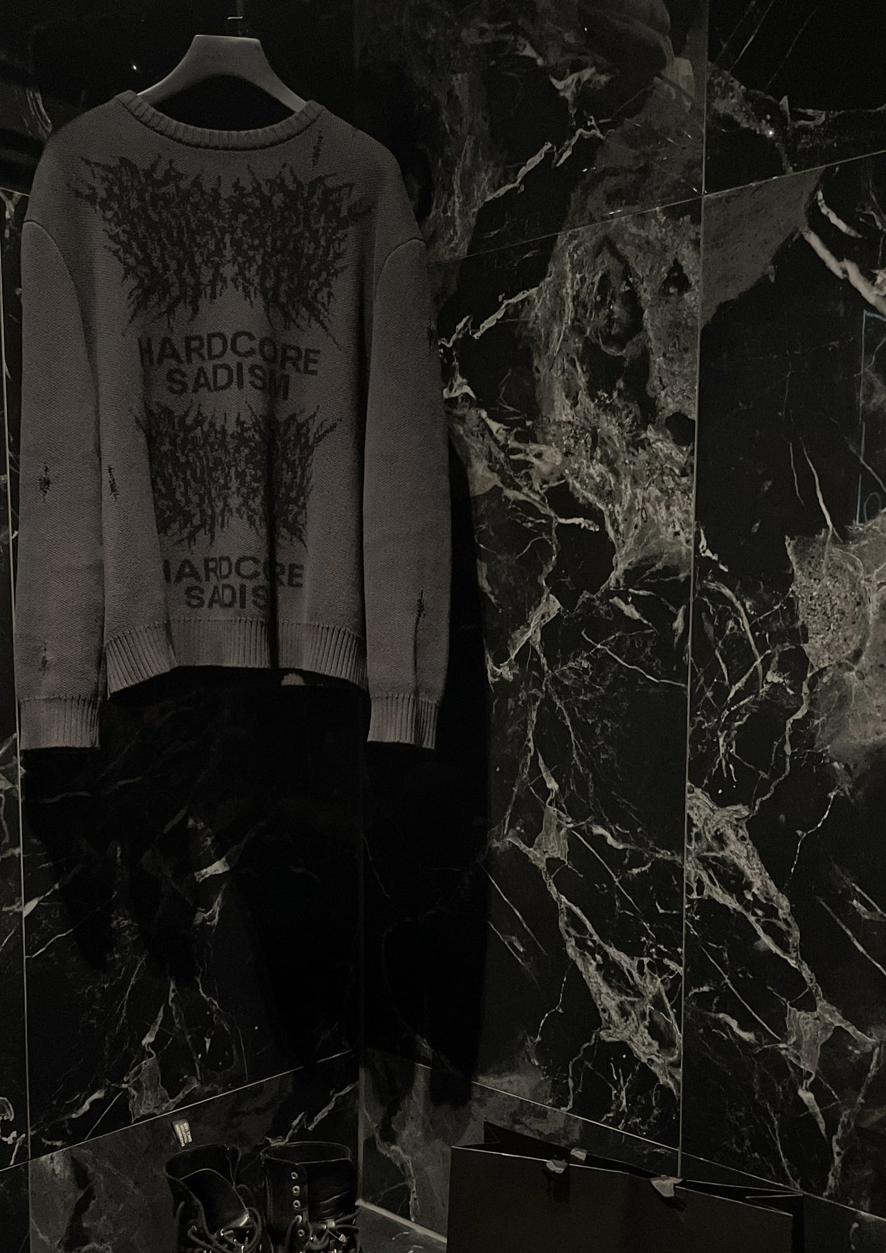 HARDCORE METAL KNIT SWEATER