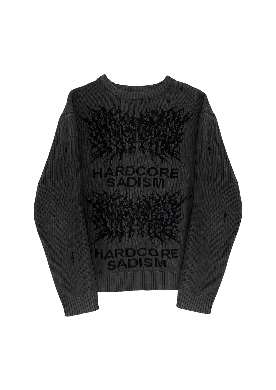 HARDCORE METAL KNIT SWEATER
