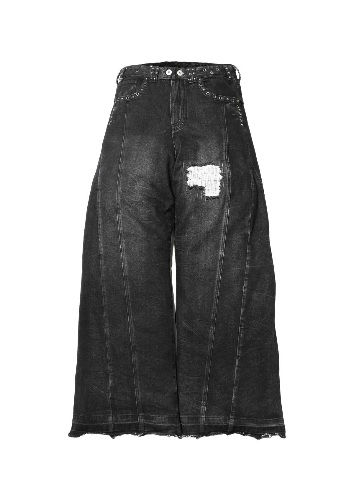 BLACK MANIAC BAGGY DENIM 002