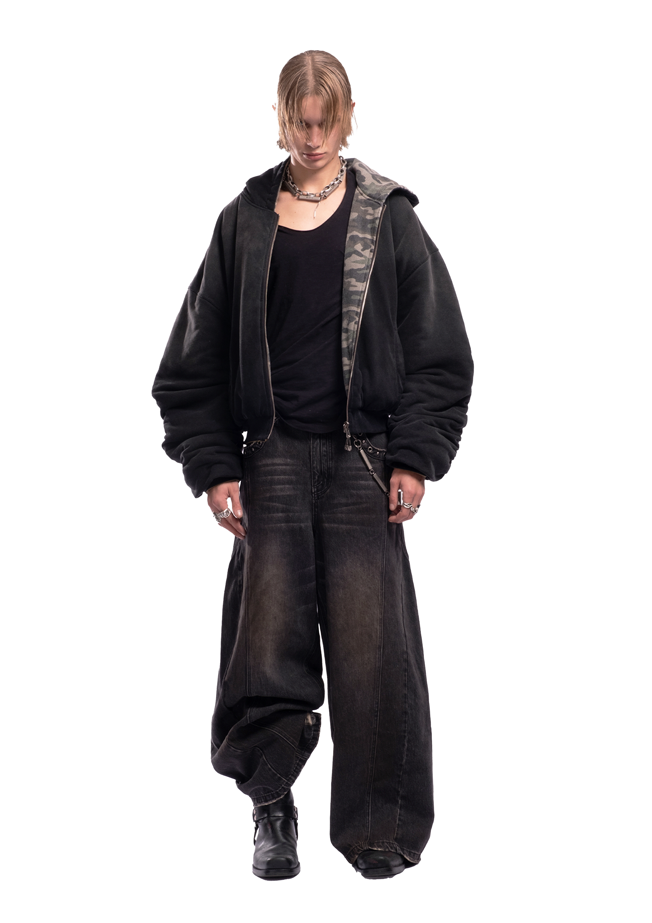 REVERSIBLE T3 CAMO BOMBER JACKET - Society De Nobodies