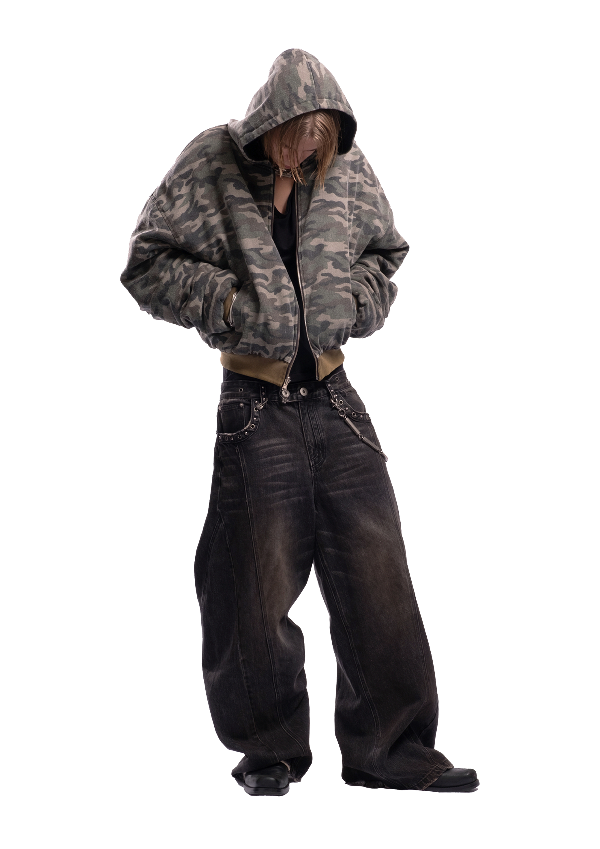 REVERSIBLE T3 CAMO BOMBER JACKET - Society De Nobodies