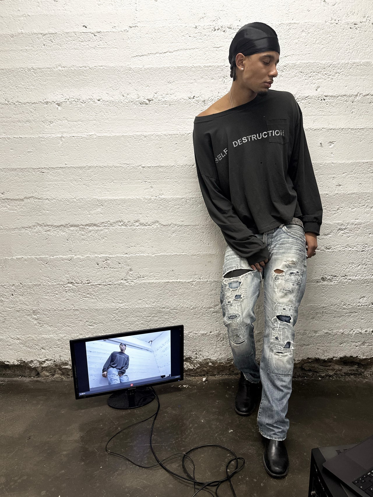 SELF DESTRUCTION LS TEE