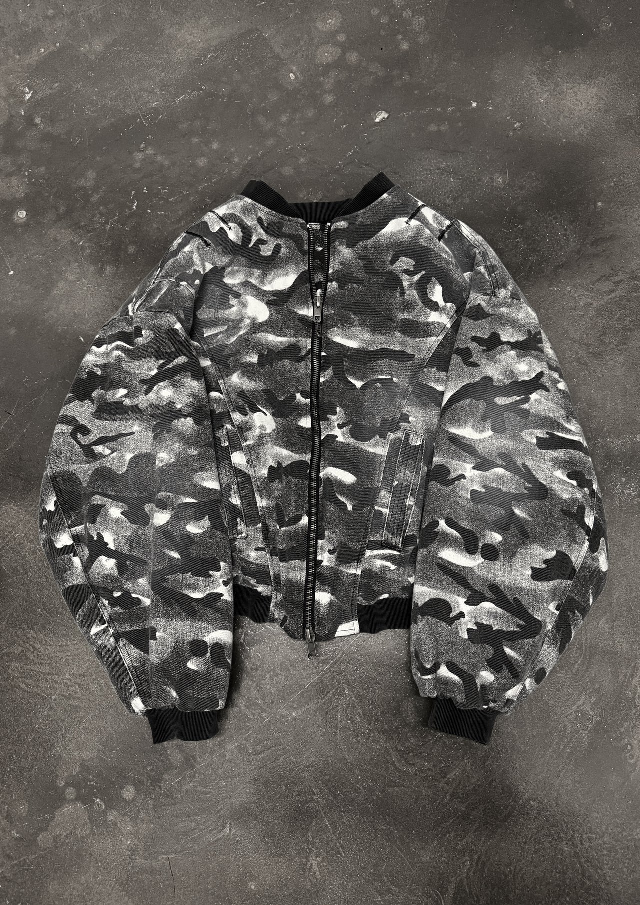GHOST C SHAPE BOMBER JACKET (SAMPLE)