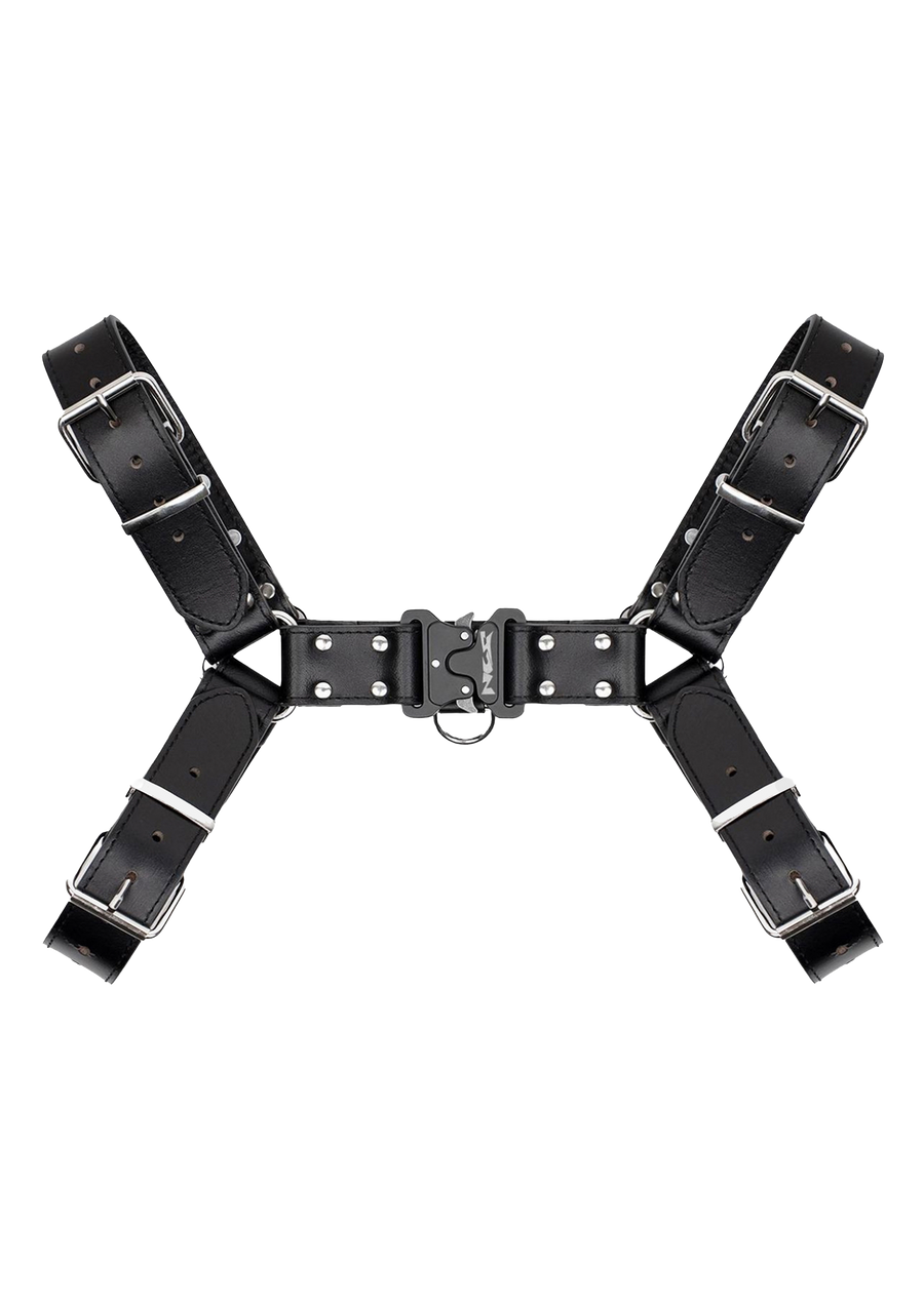 DYSTOPIA SPIKE LEATHER HARNESS (B WARE)