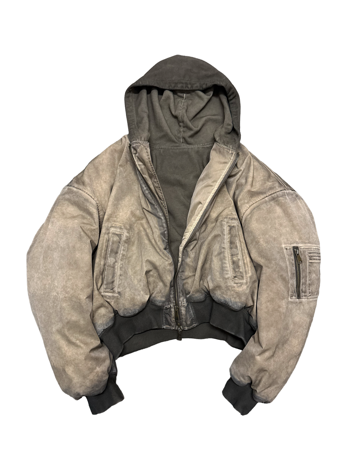 YETI FUR REVERSIBEL ZIP HOODIE JACKET - Society De Nobodies YETI FUR REVERSIBEL ZIP HOODIE JACKET - Society De Nobodies