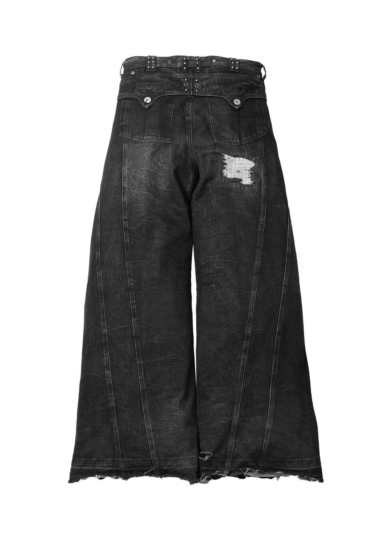 BLACK MANIAC BAGGY DENIM 002