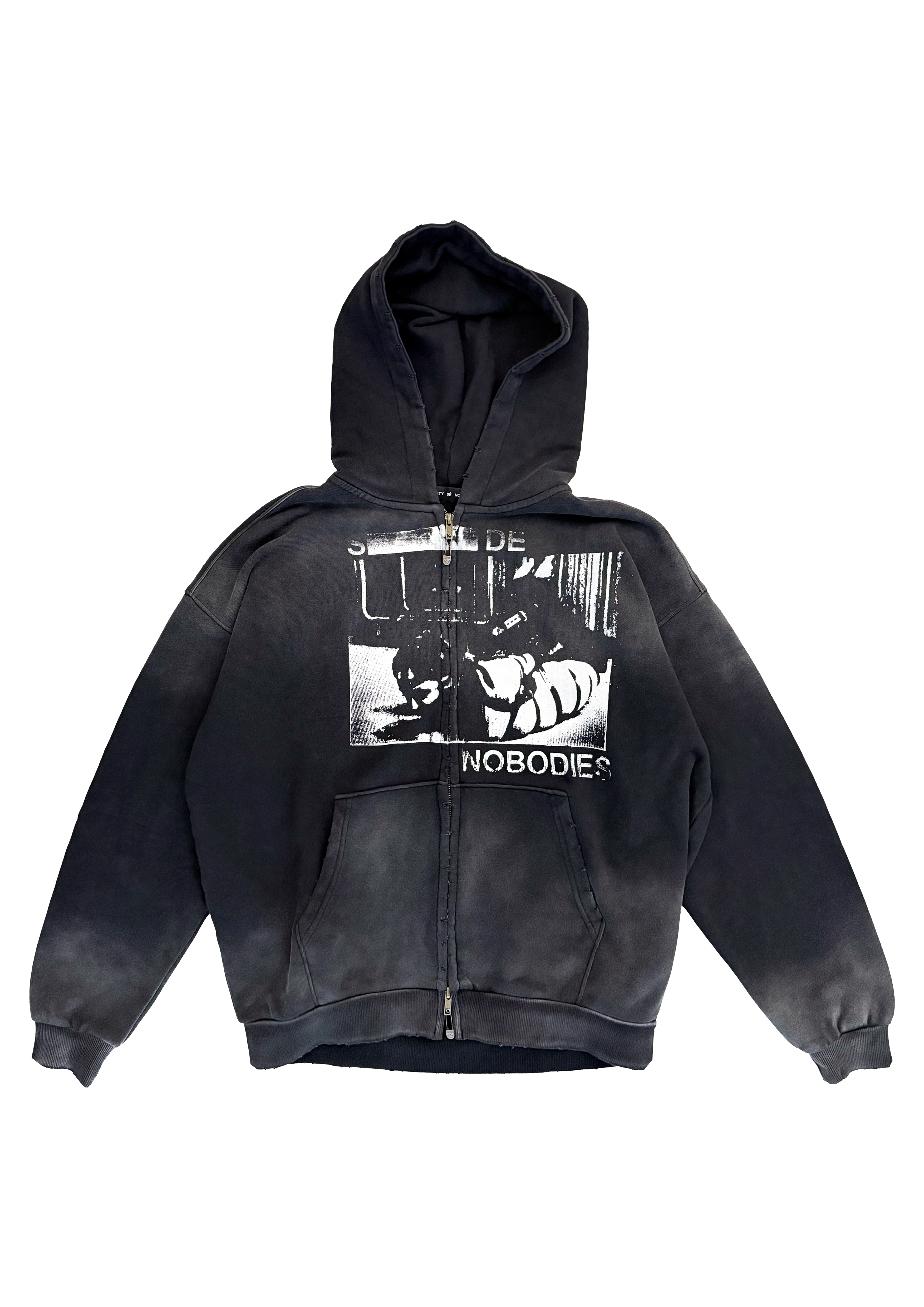 【旧作】salsation wear hoodie【新品未使用】 CLASSIC LOGO ZIP HOODIE - Society De Nobodies