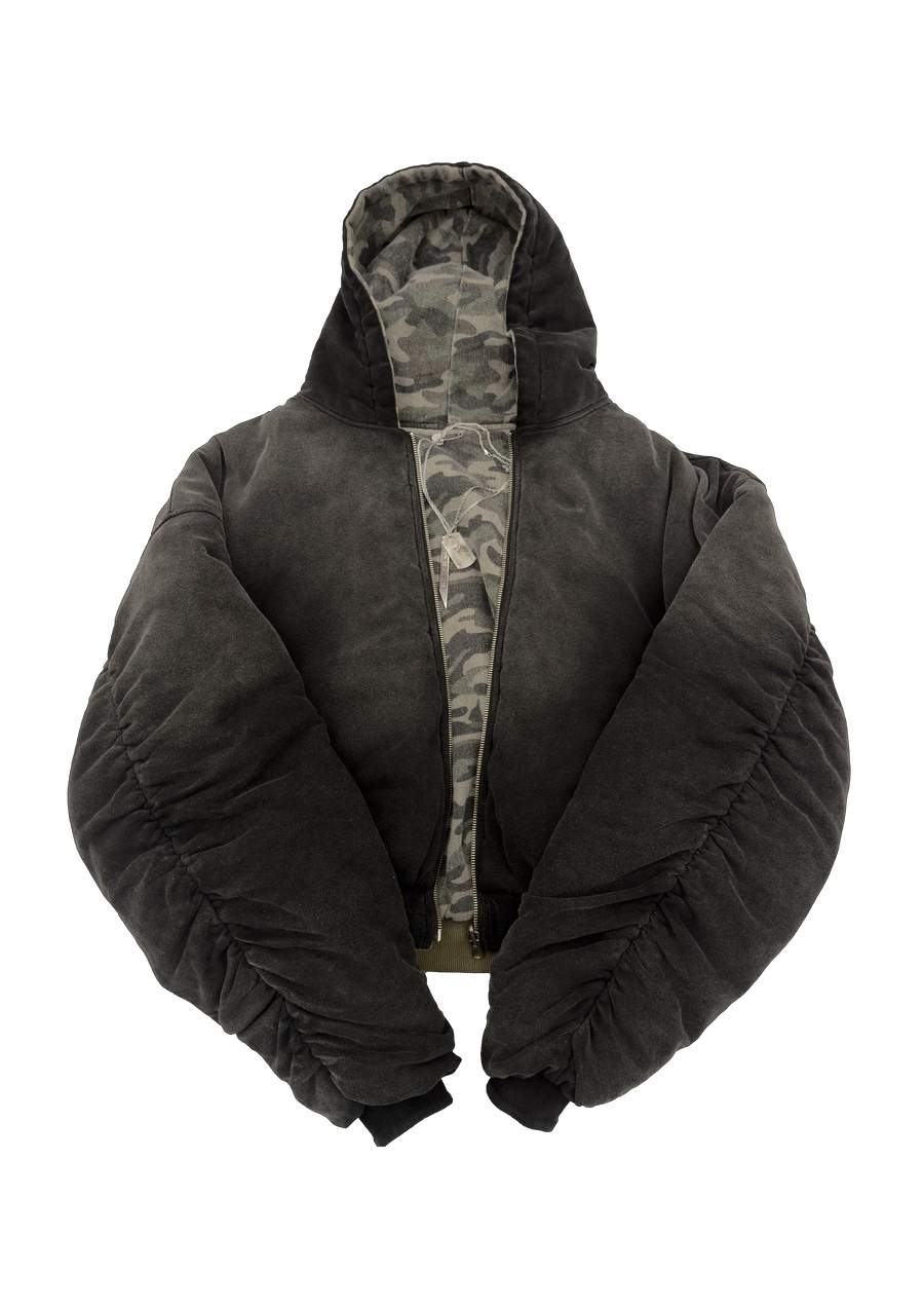 REVERSIBLE T3 CAMO BOMBER JACKET