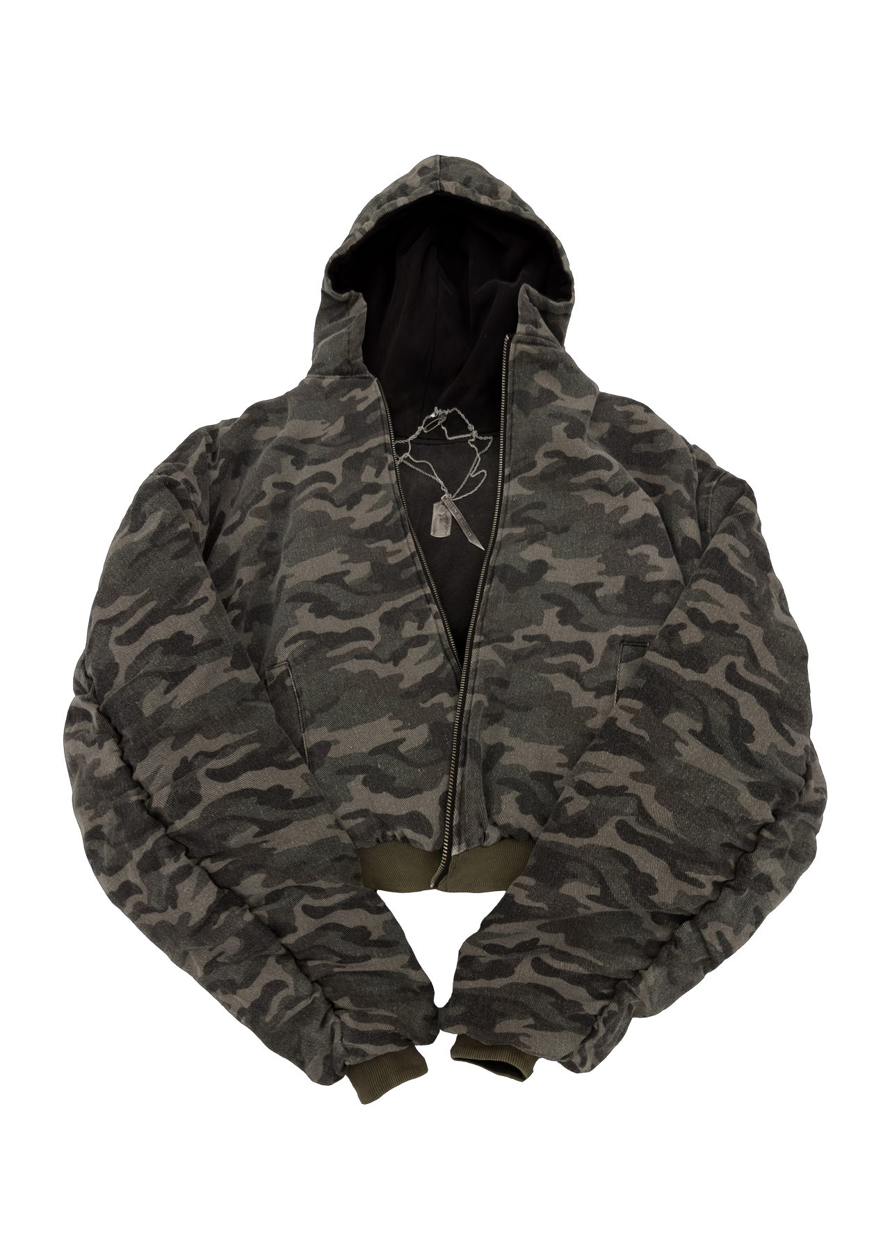 REVERSIBLE T3 CAMO BOMBER JACKET